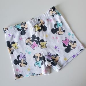 Disney Minnie Mouse Pastel Biker Shorts Size 2T